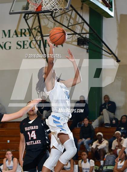 Thumbnail 3 in Harvard-Westlake vs. Centennial (St. Mary's Stockton MLK Showcase) photogallery.