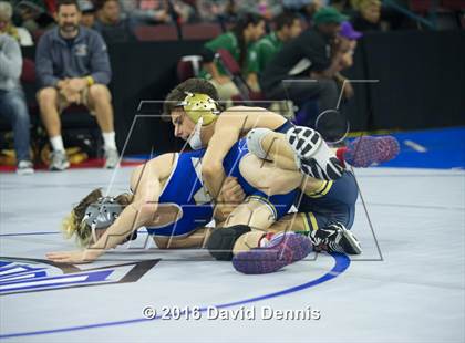 Thumbnail 1 in CIF State Boys Wrestling Championships (Round 1) photogallery.