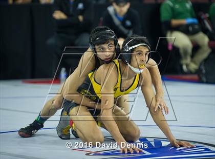 Thumbnail 1 in CIF State Boys Wrestling Championships (Round 1) photogallery.