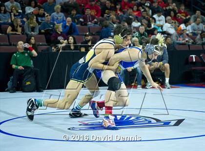 Thumbnail 1 in CIF State Boys Wrestling Championships (Round 1) photogallery.