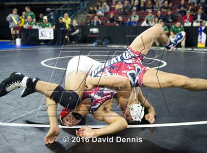 Thumbnail 1 in CIF State Boys Wrestling Championships (Round 1) photogallery.