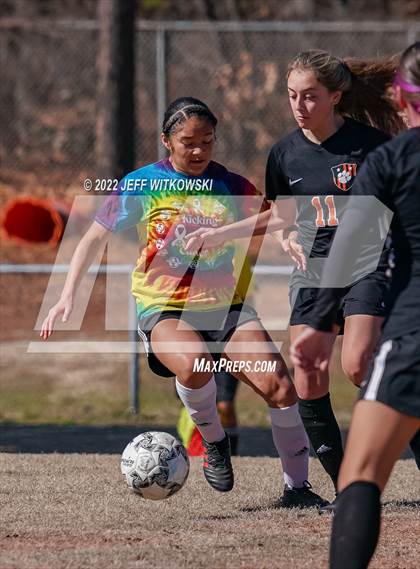 Thumbnail 3 in Hoke County vs South View (Kickin for Cancer Jamboree) photogallery.