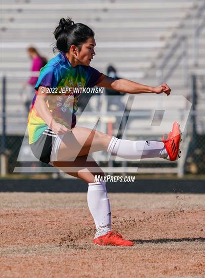 Thumbnail 1 in Hoke County vs South View (Kickin for Cancer Jamboree) photogallery.