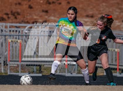 Thumbnail 2 in Hoke County vs South View (Kickin for Cancer Jamboree) photogallery.