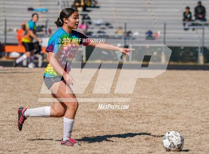 Thumbnail 2 in Hoke County vs South View (Kickin for Cancer Jamboree) photogallery.