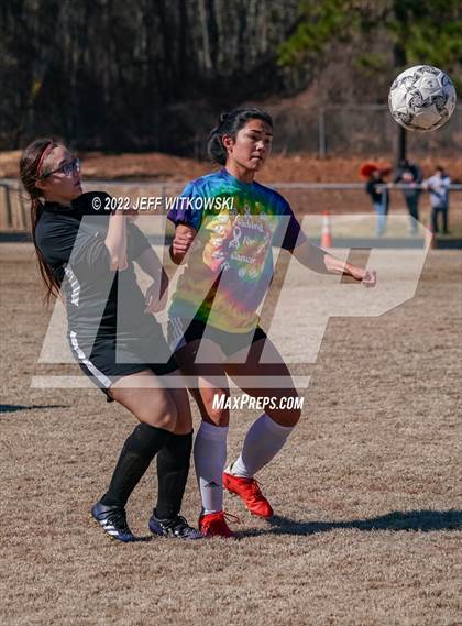 Thumbnail 2 in Hoke County vs South View (Kickin for Cancer Jamboree) photogallery.