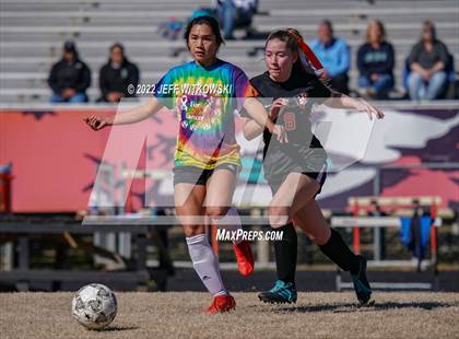 Thumbnail 2 in Hoke County vs South View (Kickin for Cancer Jamboree) photogallery.