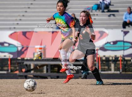 Thumbnail 1 in Hoke County vs South View (Kickin for Cancer Jamboree) photogallery.