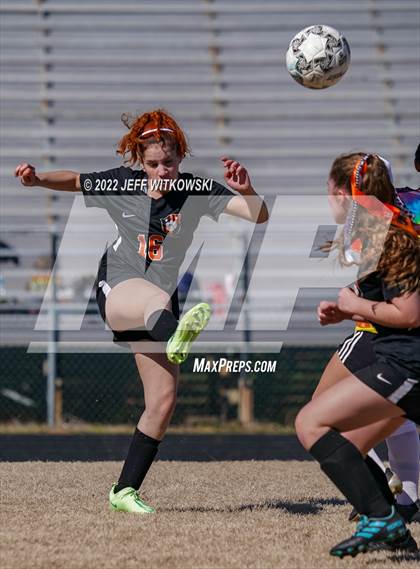 Thumbnail 3 in Hoke County vs South View (Kickin for Cancer Jamboree) photogallery.