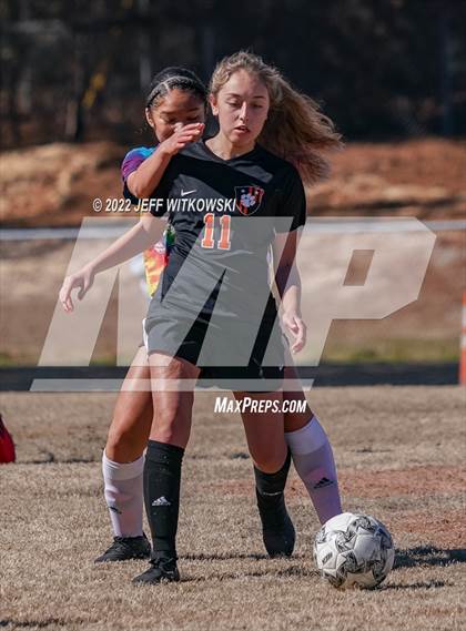 Thumbnail 1 in Hoke County vs South View (Kickin for Cancer Jamboree) photogallery.