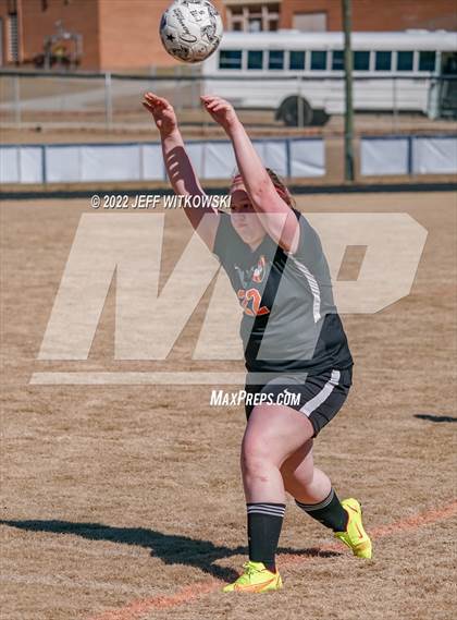 Thumbnail 3 in Hoke County vs South View (Kickin for Cancer Jamboree) photogallery.