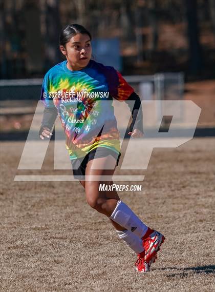 Thumbnail 1 in Hoke County vs South View (Kickin for Cancer Jamboree) photogallery.