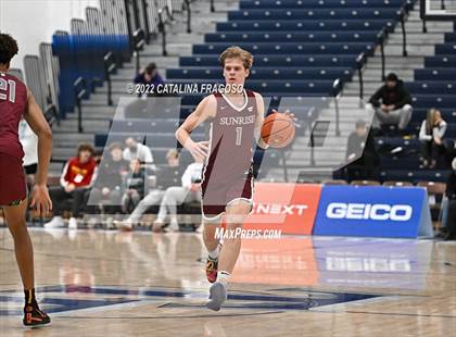 Thumbnail 2 in Bishop Walsh vs. Sunrise Christian Academy (Metro Classic) photogallery.