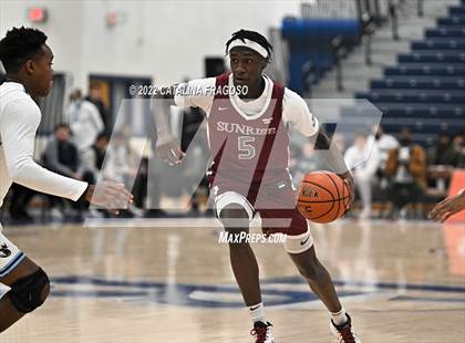 Thumbnail 2 in Bishop Walsh vs. Sunrise Christian Academy (Metro Classic) photogallery.