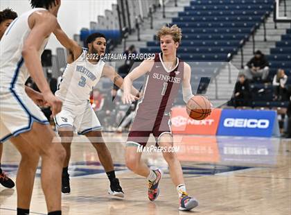 Thumbnail 2 in Bishop Walsh vs. Sunrise Christian Academy (Metro Classic) photogallery.