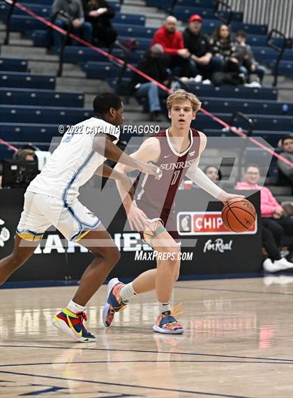 Thumbnail 2 in Bishop Walsh vs. Sunrise Christian Academy (Metro Classic) photogallery.