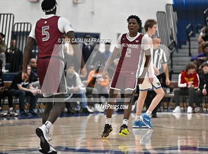 Thumbnail 2 in Bishop Walsh vs. Sunrise Christian Academy (Metro Classic) photogallery.
