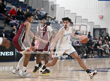 Thumbnail 2 in Bishop Walsh vs. Sunrise Christian Academy (Metro Classic) photogallery.