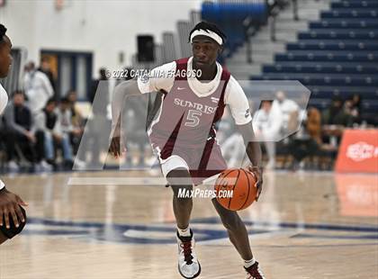Thumbnail 1 in Bishop Walsh vs. Sunrise Christian Academy (Metro Classic) photogallery.