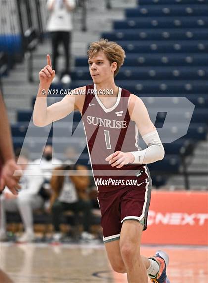 Thumbnail 1 in Bishop Walsh vs. Sunrise Christian Academy (Metro Classic) photogallery.