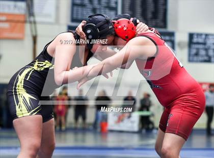 Thumbnail 2 in CIF Girls Wrestling Tournament photogallery.