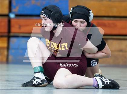 Thumbnail 2 in CIF Girls Wrestling Tournament photogallery.