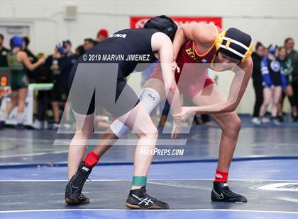 Thumbnail 2 in CIF Girls Wrestling Tournament photogallery.