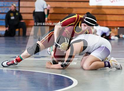 Thumbnail 3 in CIF Girls Wrestling Tournament photogallery.