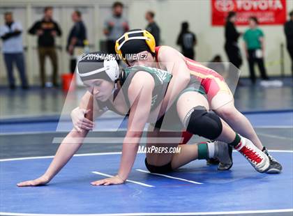 Thumbnail 2 in CIF Girls Wrestling Tournament photogallery.