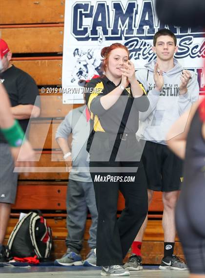Thumbnail 3 in CIF Girls Wrestling Tournament photogallery.