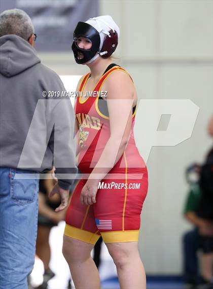 Thumbnail 2 in CIF Girls Wrestling Tournament photogallery.