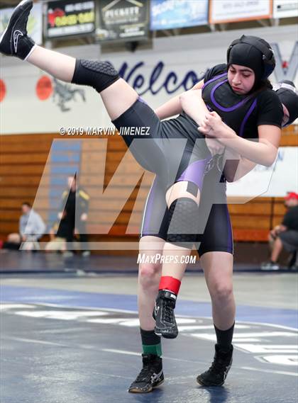 Thumbnail 3 in CIF Girls Wrestling Tournament photogallery.