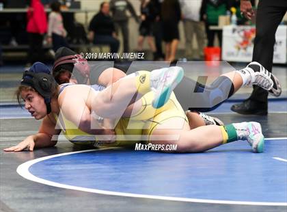 Thumbnail 3 in CIF Girls Wrestling Tournament photogallery.