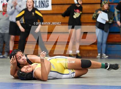 Thumbnail 2 in CIF Girls Wrestling Tournament photogallery.