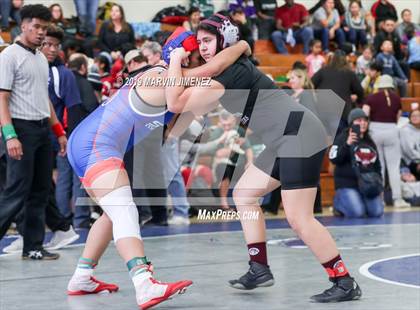 Thumbnail 2 in CIF Girls Wrestling Tournament photogallery.