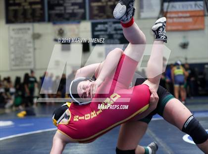 Thumbnail 2 in CIF Girls Wrestling Tournament photogallery.