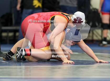 Thumbnail 3 in CIF Girls Wrestling Tournament photogallery.