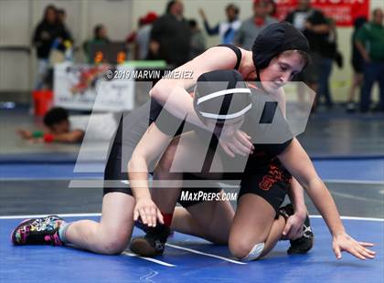 Thumbnail 3 in CIF Girls Wrestling Tournament photogallery.