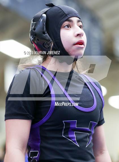 Thumbnail 3 in CIF Girls Wrestling Tournament photogallery.