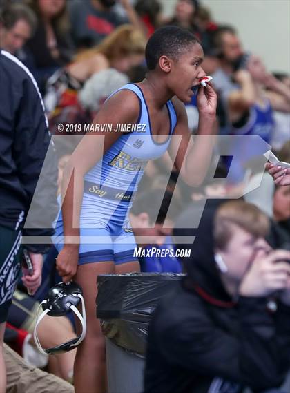 Thumbnail 3 in CIF Girls Wrestling Tournament photogallery.