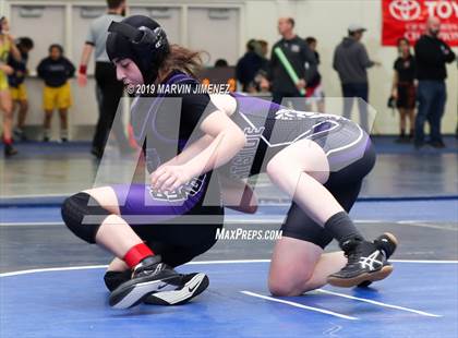 Thumbnail 2 in CIF Girls Wrestling Tournament photogallery.