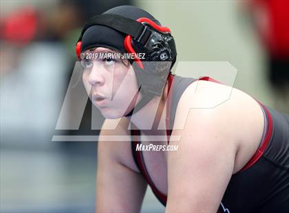 Thumbnail 2 in CIF Girls Wrestling Tournament photogallery.