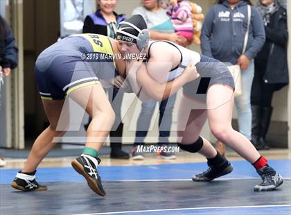 Thumbnail 2 in CIF Girls Wrestling Tournament photogallery.