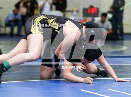 Thumbnail 3 in CIF Girls Wrestling Tournament photogallery.