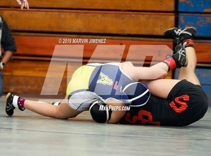 Thumbnail 2 in CIF Girls Wrestling Tournament photogallery.