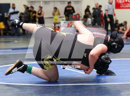 Thumbnail 3 in CIF Girls Wrestling Tournament photogallery.