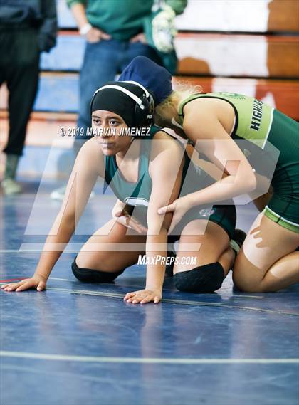 Thumbnail 3 in CIF Girls Wrestling Tournament photogallery.