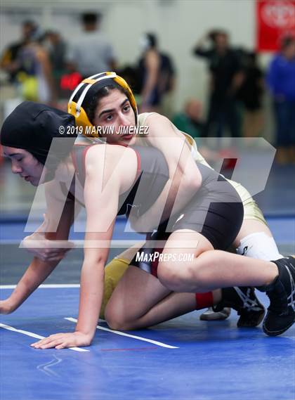Thumbnail 3 in CIF Girls Wrestling Tournament photogallery.