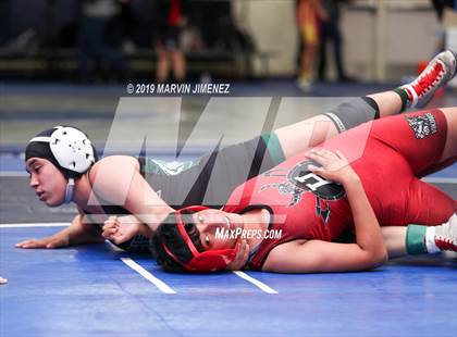 Thumbnail 3 in CIF Girls Wrestling Tournament photogallery.