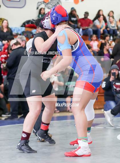Thumbnail 3 in CIF Girls Wrestling Tournament photogallery.
